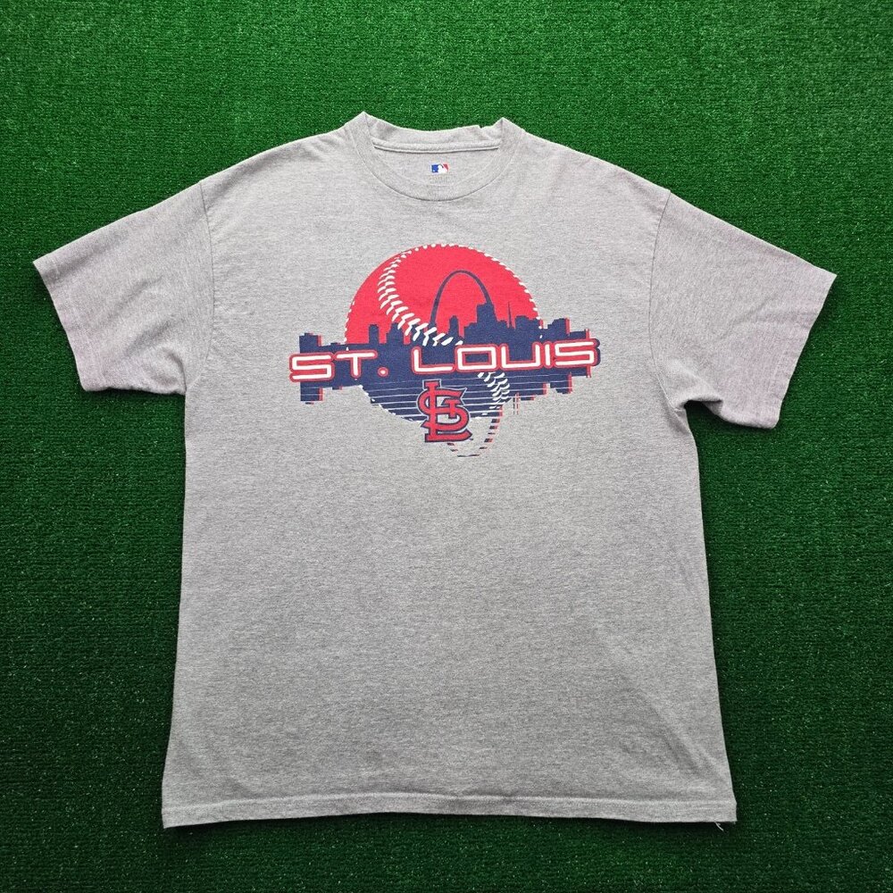 St Louis Cardinals Tshirt Mens XL Gray Short Sleeve MLB Baseball Sports Casual
